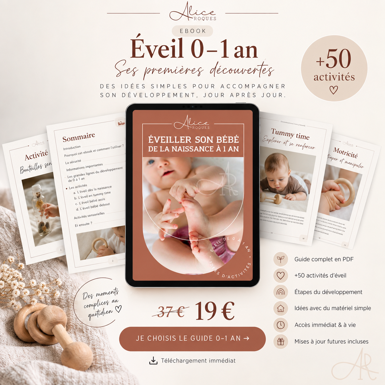 Présentation du guide Éveil 0–1 an