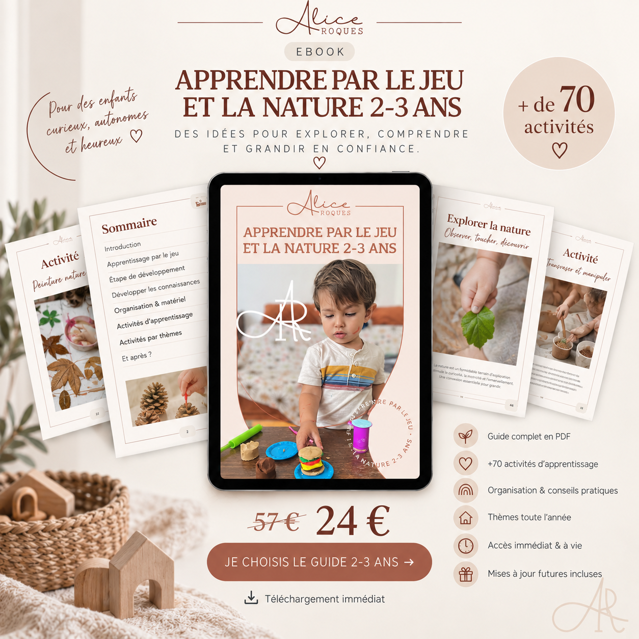 Présentation du guide Éveil 2–3 ans